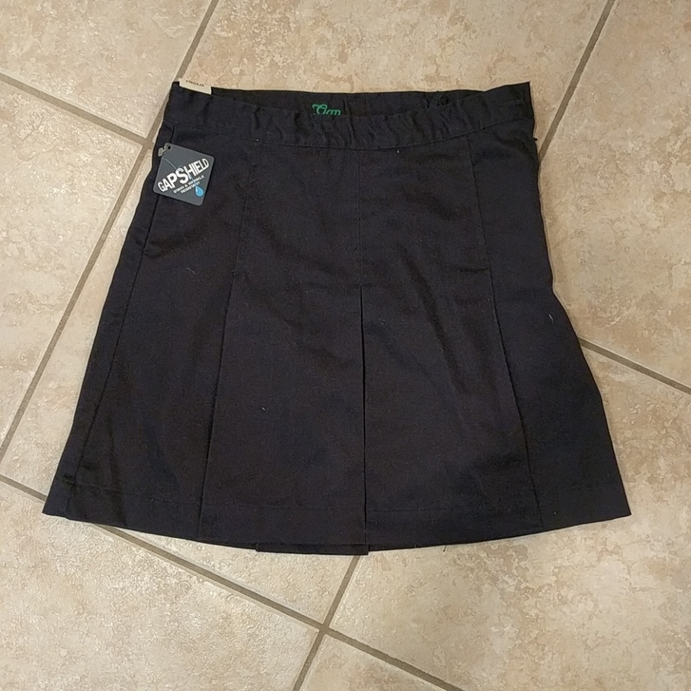 GAP navy twill girls pleated skort uniform